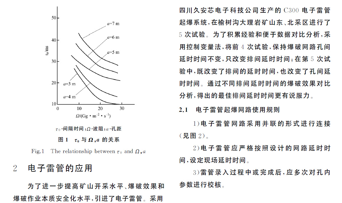 数码电子雷管逐孔起爆网路延时时间应用探讨